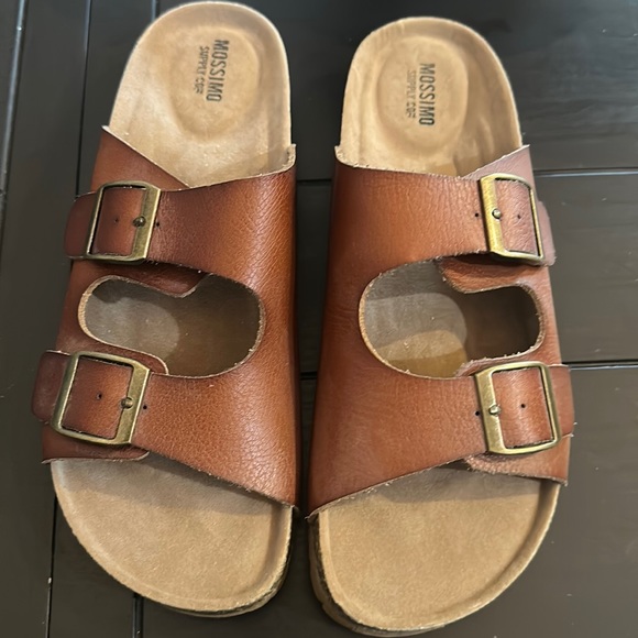 Birkenstock Look Mossimo brand beautiful new brown sandals - Picture 8 of 9